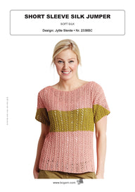 Short Sleeve Silk Jumper in BC Garn Soft Silk - 2338BC - Downloadable PDF