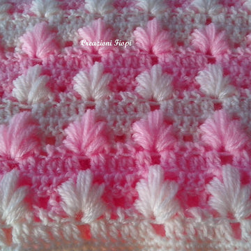Baby blanket puff aloe