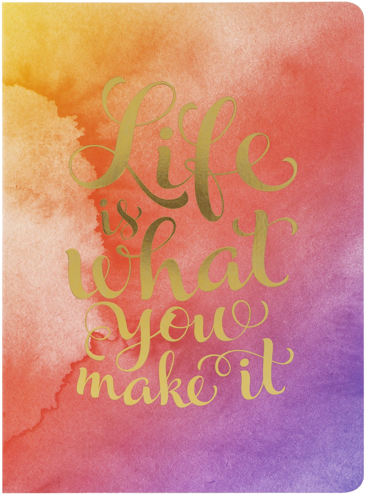 Paper House Softcover Journal 5.75"X8" - Life Is What You Make It