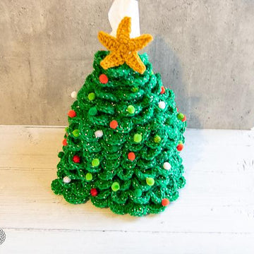 Christmas Tree Tissue Box Cover