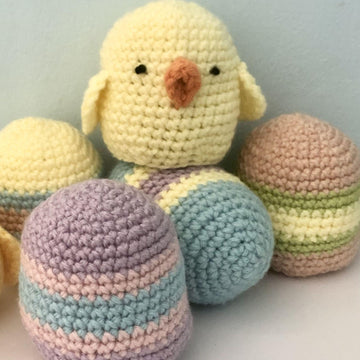 Crochet Reversible Easter Egg and Chick Pattern