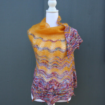 Sunrise Over Hill Country Shawl