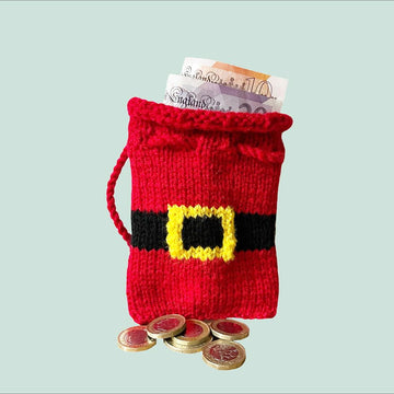 Santa belt chocolate gift bags