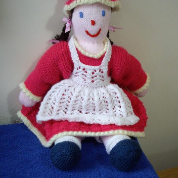 Victorian Soft Knitted Dolly
