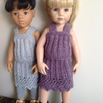 Lets party outfit. Lace edged skirt, top and Jacket for 18" doll