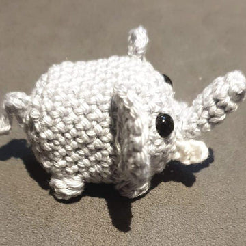 Crochet elephant amigurumi
