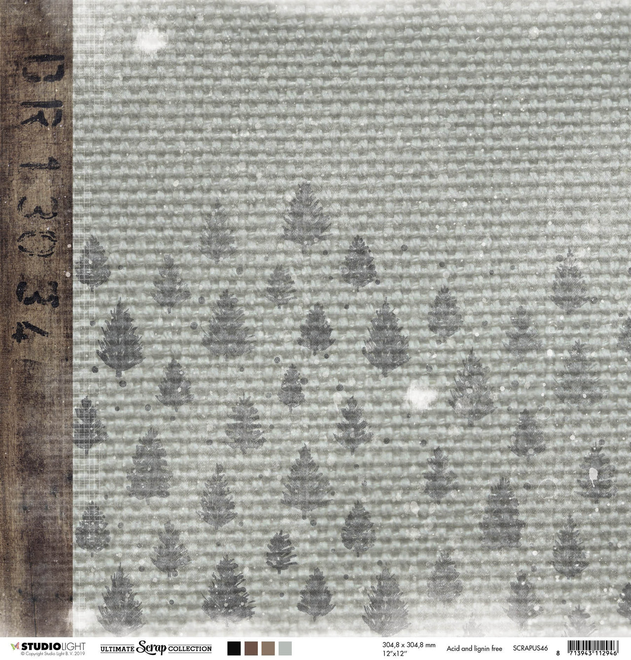 Studio Light Ultimate Scrap Collection Double-Sided Cardstock 12"X12" 10/Pkg - NR. 46
