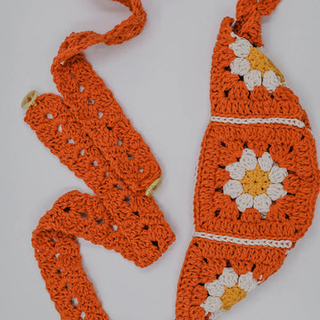 Daisy Granny Square Bum Bag