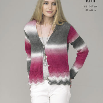 Cardigans & Snood in King Cole Riot DK - 4234 - Downloadable PDF