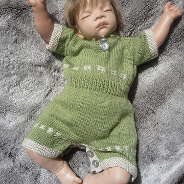 Onesie Baby Knitting Pattern #117
