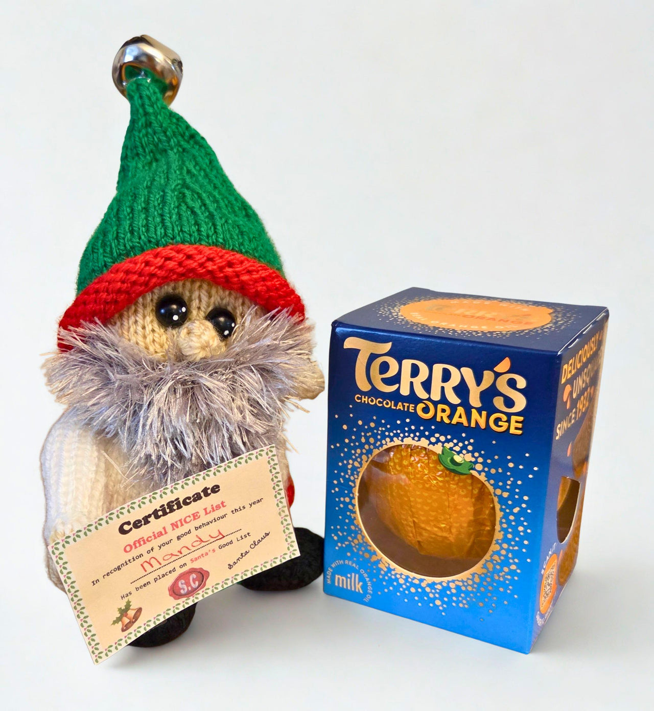 Naughty Or Nice Gonk - Choc Orange Cosy