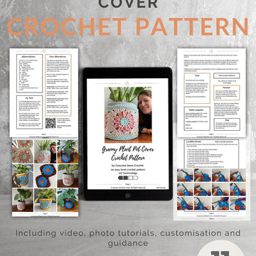 Granny Plant Pot Cover