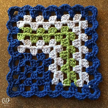 Mitered Granny Square Dishcloth