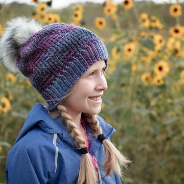 Spiral Herringbone Slouch