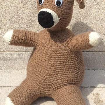 No-Sew Huggable Pal with Beret and Scarf