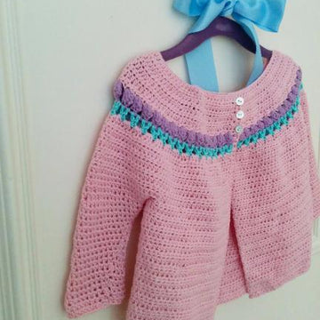 Tulip crochet cardigan