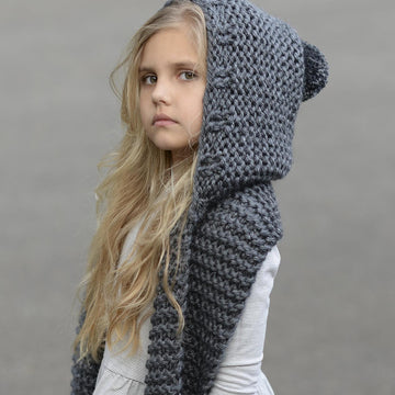 Tuft Hooded Scarf