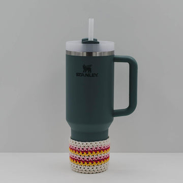 Striped Crochet Stanley Cup Boot