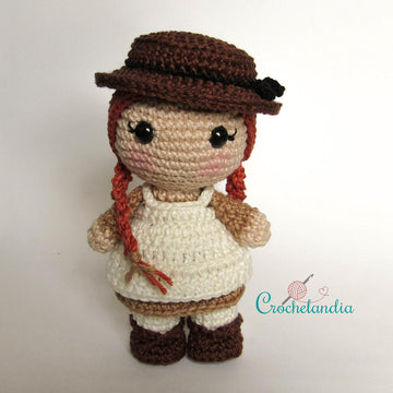 Anne of Green Gables 2 - amigurumi pattern by Crochelandia