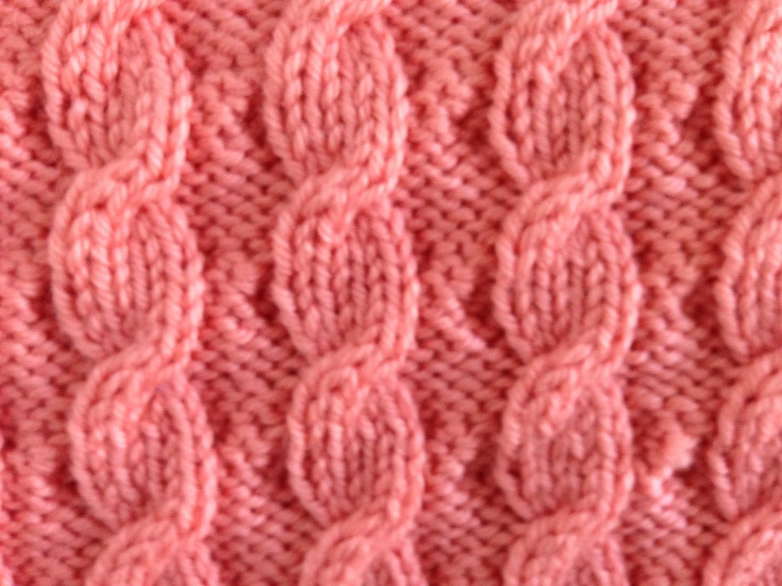 Scarlett's Reversible Cable Baby Blanket