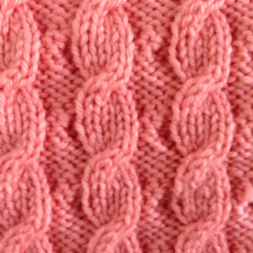 Scarlett's Reversible Cable Baby Blanket
