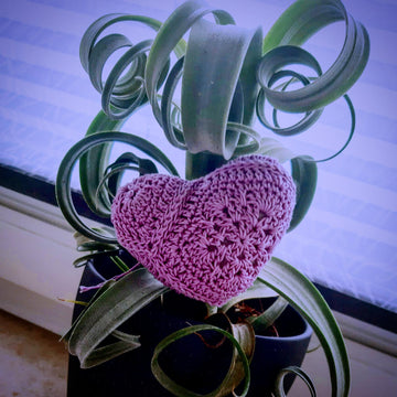 Heart with African flowers Heart for Valentine