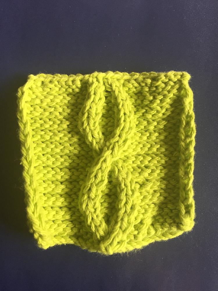 Linked Diamond Cables Coaster