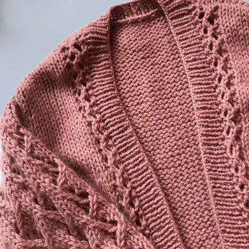 Entwined Sleeve Cardigan knitting pattern