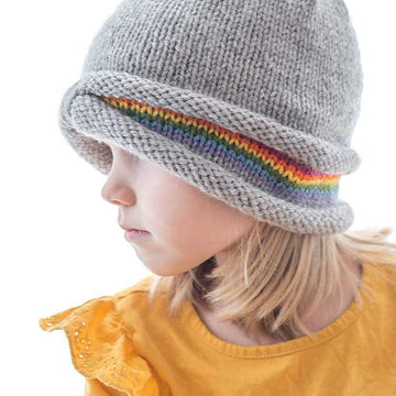 Peekaboo Rainbow Hat