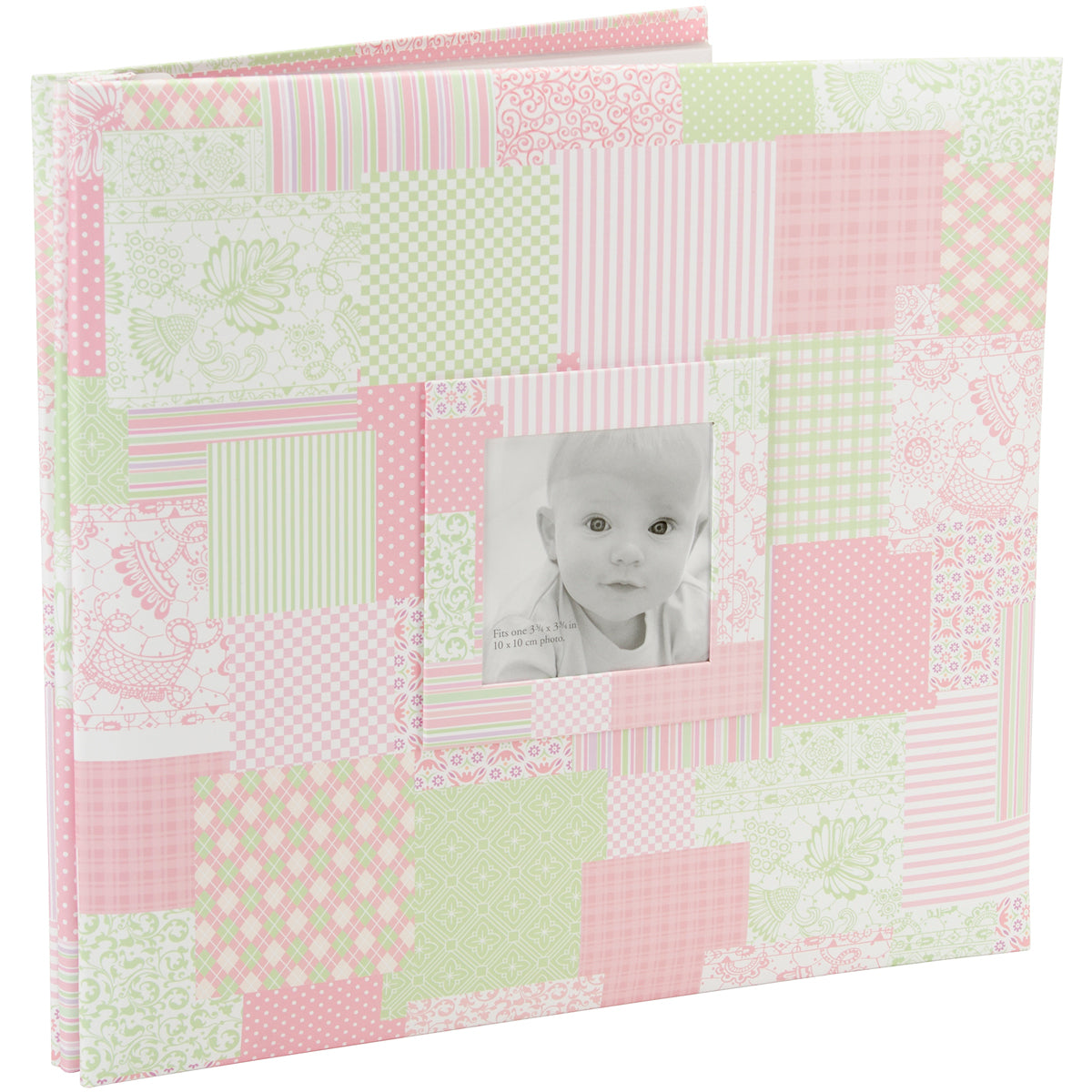 MBI Baby Post Bound Album W/Window 12"X12" - Pink