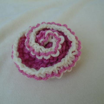 820 2-Tone Sprial Flower and Leaf