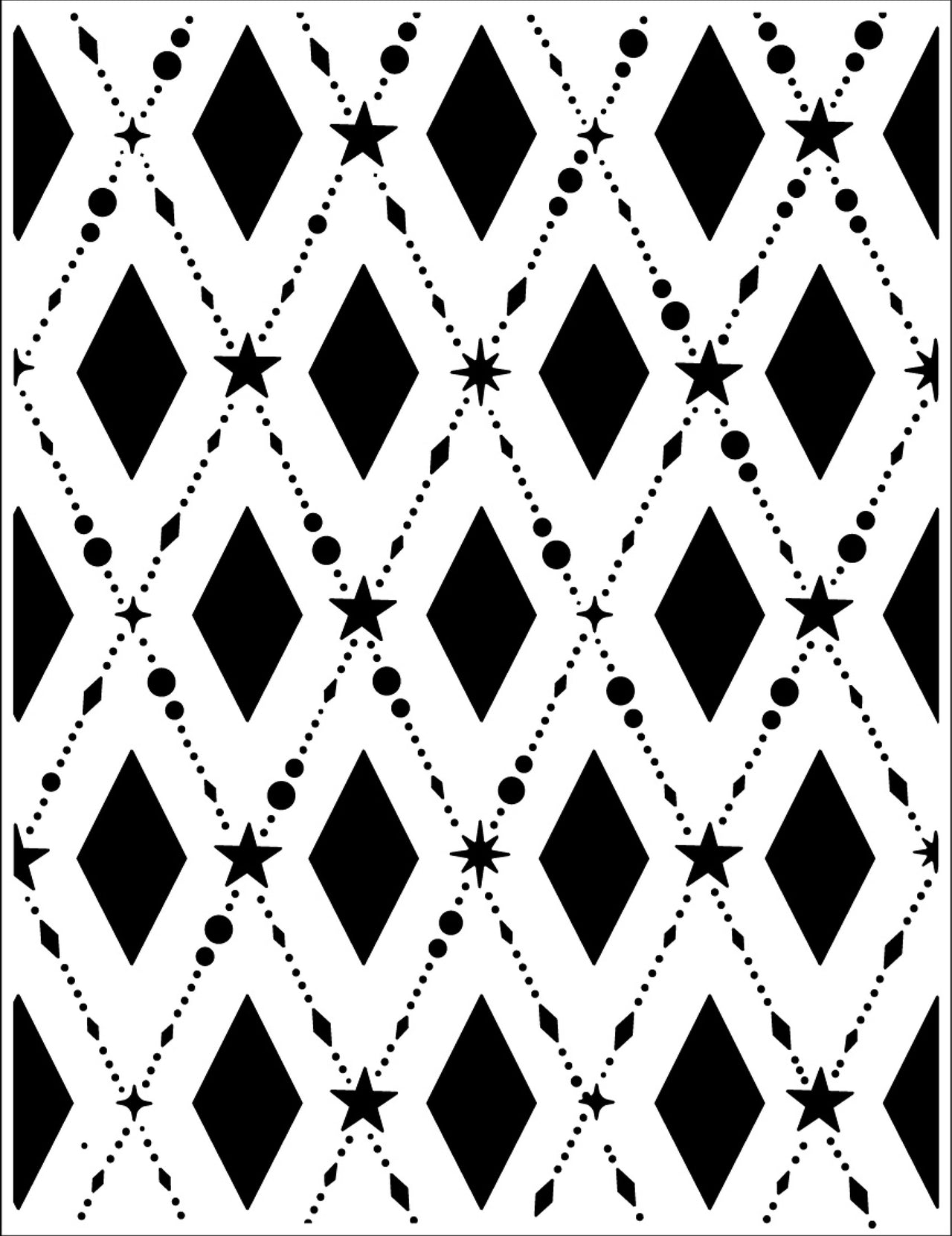 Creative Expressions Embossing Folder 5.75"X7.5" - Tinsel Lattice