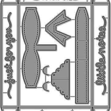 Lawn Fawn Lawn Cuts Custom Craft Die - Gift Box