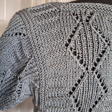 NAOMI, cotton jumper in lace pattern