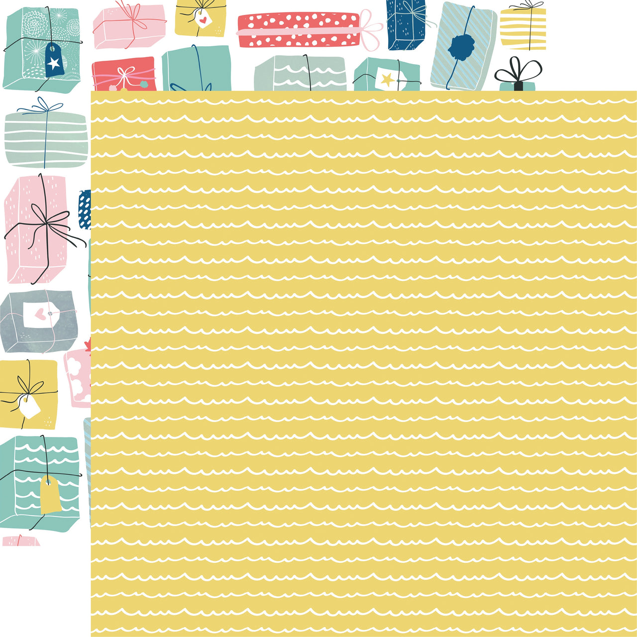 Kaisercraft Oh Happy Day! Double-Sided Cardstock 12"X12" 10/Pkg - Wrapped Up
