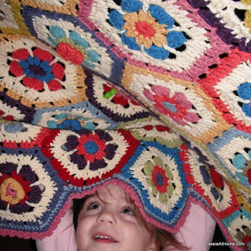 Flower to Hexagon Blanket