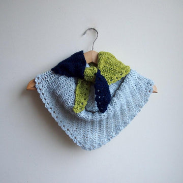 Block triangle shawl