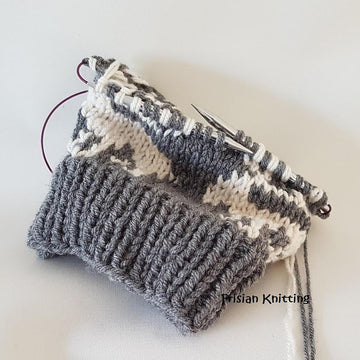 Fair Isle Reindeer Hat