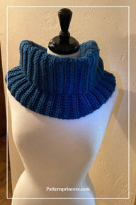 Easy Chunky Cowl Crochet Pattern