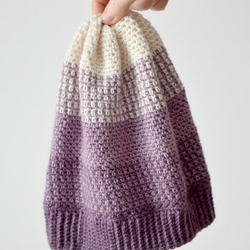 Ombre Moss Stitch Beanie