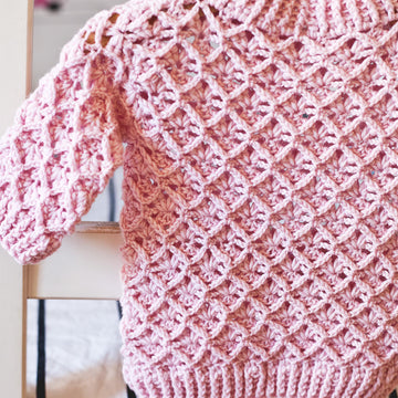 Lacy Rhomb Sweater