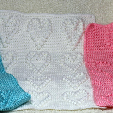 Hearts Snuggle Baby Blanket