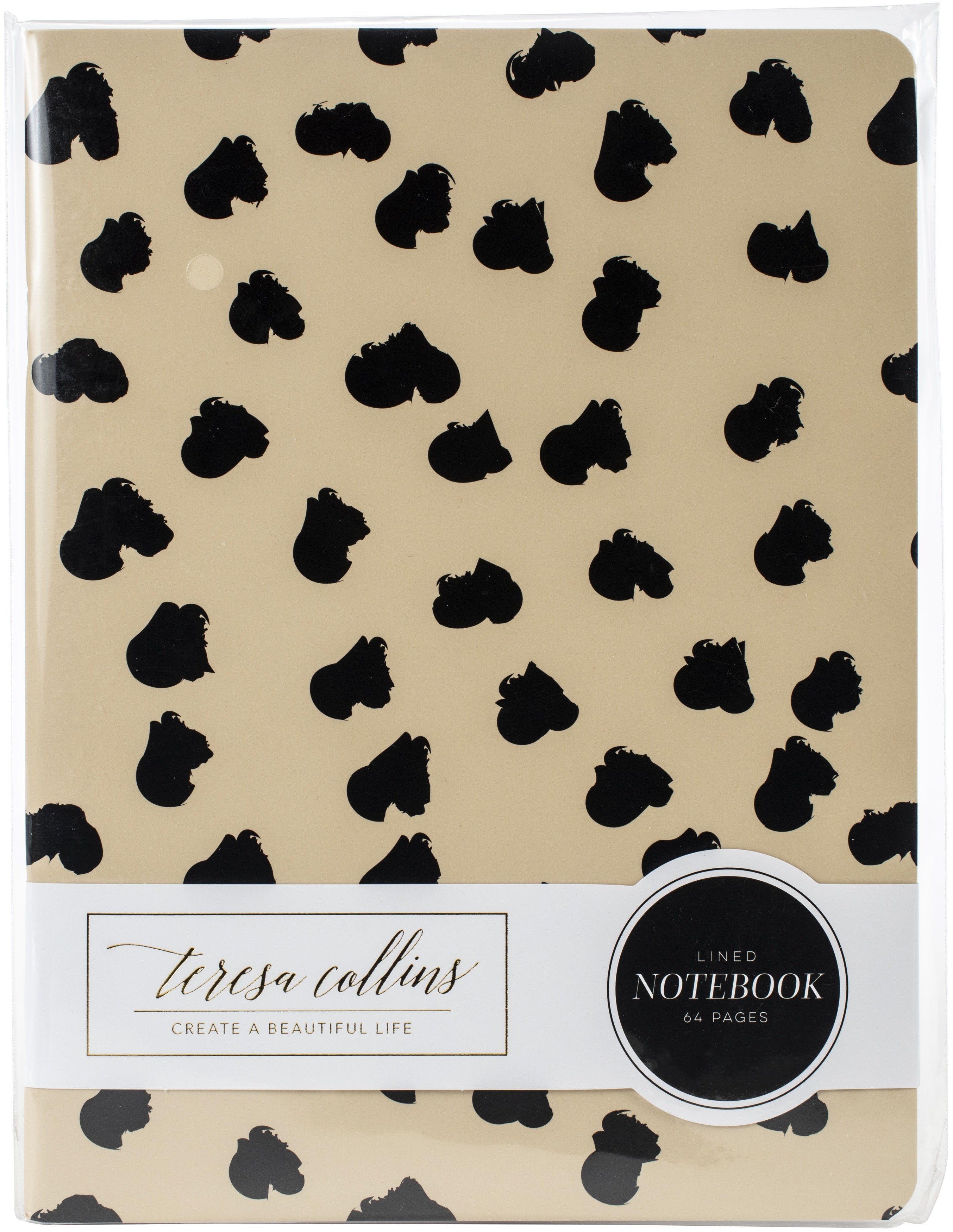 Teresa Collins Designer Notebook 6"X8" - Leopard