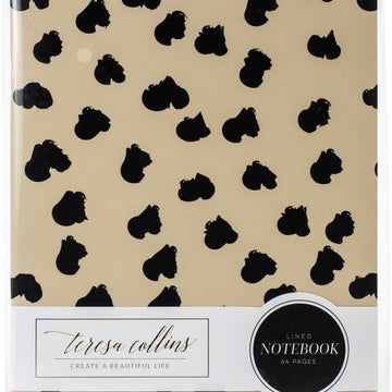 Teresa Collins Designer Notebook 6"X8" - Leopard