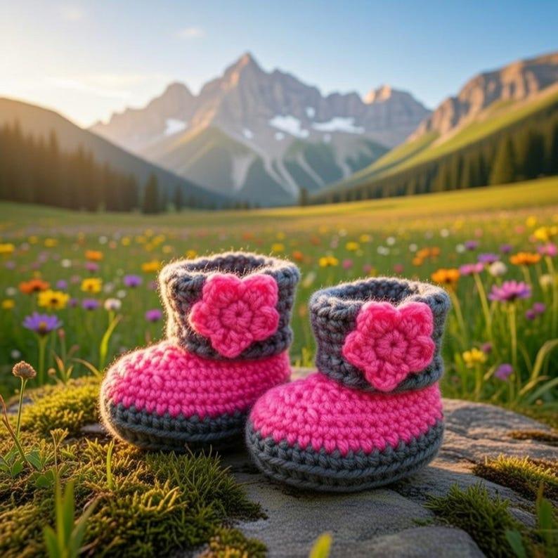 Crochet Baby Bootie Pattern | Easy PDF + Video Tutorial | Handmade Newborn Shoes for Beginners