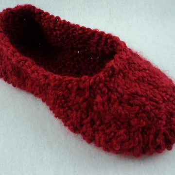 Ladies Bulky Knit Slipper