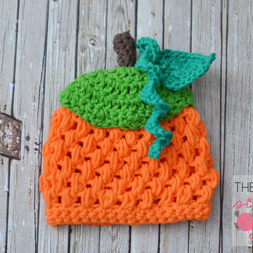 Crochet Pumpkin Beanie