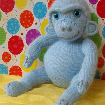 NURSERY MONKEY TOY KNITTING PATTERN - MADMONKEYKNITS