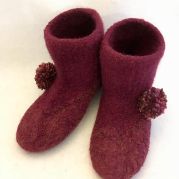 Kids Felted Booties
