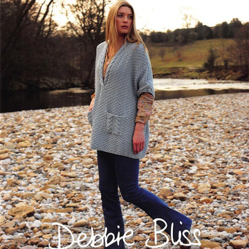 Tunic with Cable Detail in Debbie Bliss Rialto Chunky - Downloadable PDF
